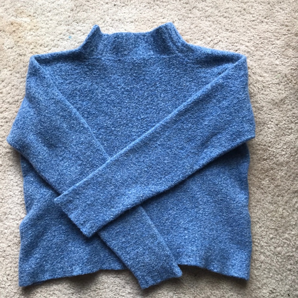 Harley of Scotland merino wool crop sweater